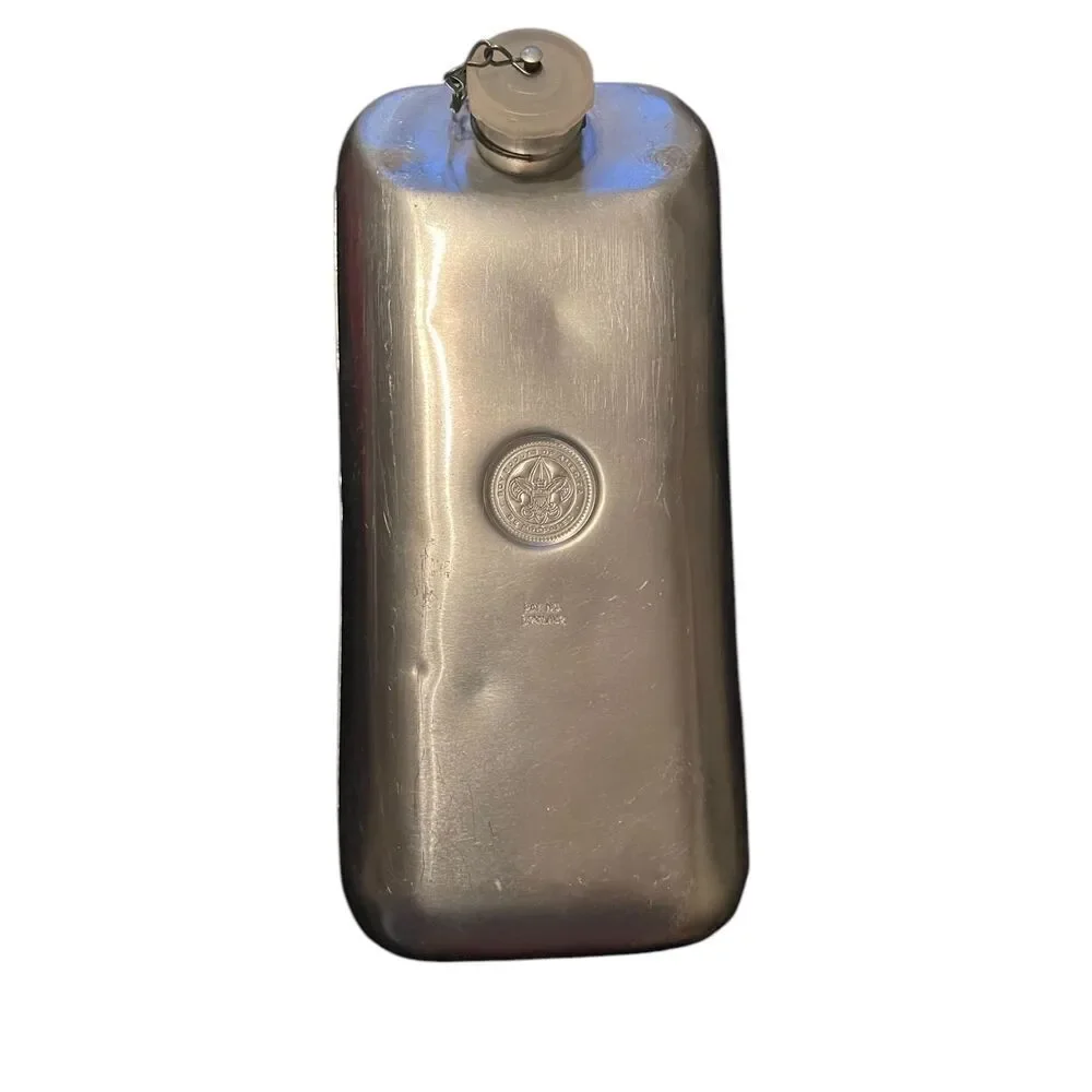 Vintage Boy Scouts of America Aluminum Regal Rectangular Water Bottle Canteen